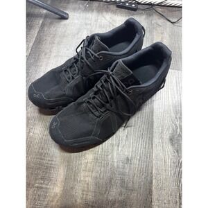 On Running Cloud X Mens 11 Black Training Running Shoes Sneakers 20.4005